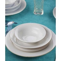 Istanbul 6 Person 24 Piece Gold Dinnerware Set
